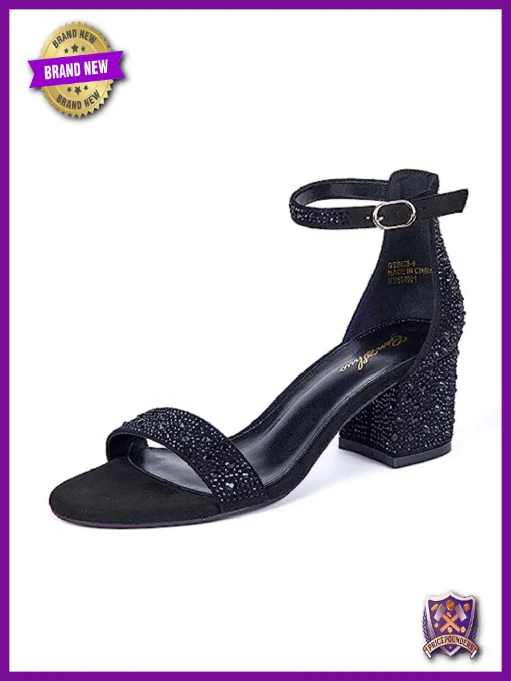 Strappy Chunky Heel Sandals Adjustable Ankle Strap Dress Heels